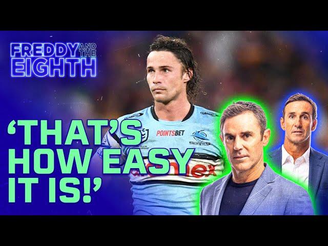 Legends issue harsh advice for Nicho Hynes and the Sharks: Freddy & the Eighth - Ep23 | NRL on Nine