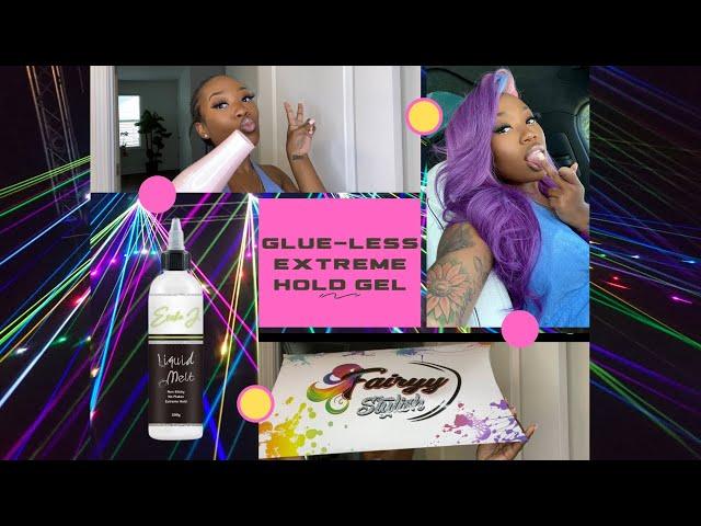 NEW GLUE-LESS PRODUCT DEMO + SUPER EASY | WIG FROM @LaurasiaAndrea