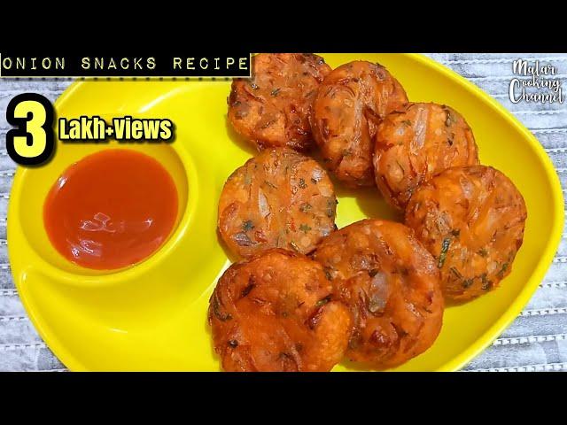 Onion Snacks Recipe / Instant Snack Recipe / Evening Snack Recipe / Rain Time Snacks #Shorts