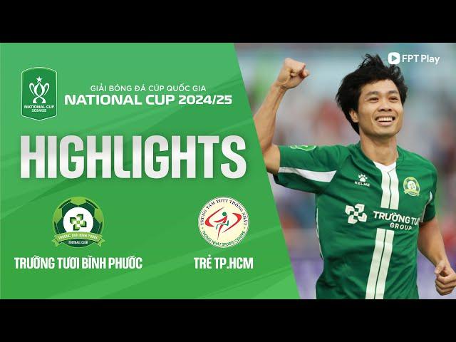 HIGHLIGHTS: TRƯỜNG TƯƠI BÌNH PHƯỚC - TRẺ HỒ CHÍ MINH | CÔNG PHƯỢNG GHI BÀN NGÀY CHÀO SÂN