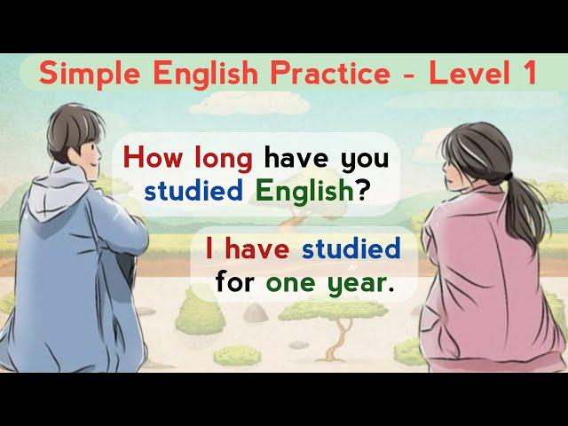 English Conversation Practice For Beginners | Learn English