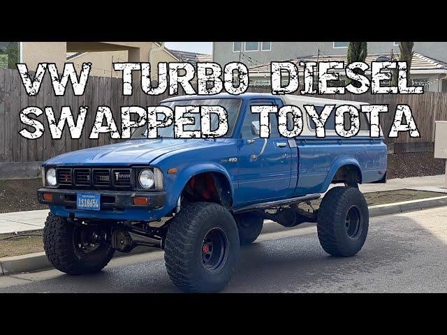 Rig Review: VW Turbo Diesel Swapped Toyota that my Son and I built!