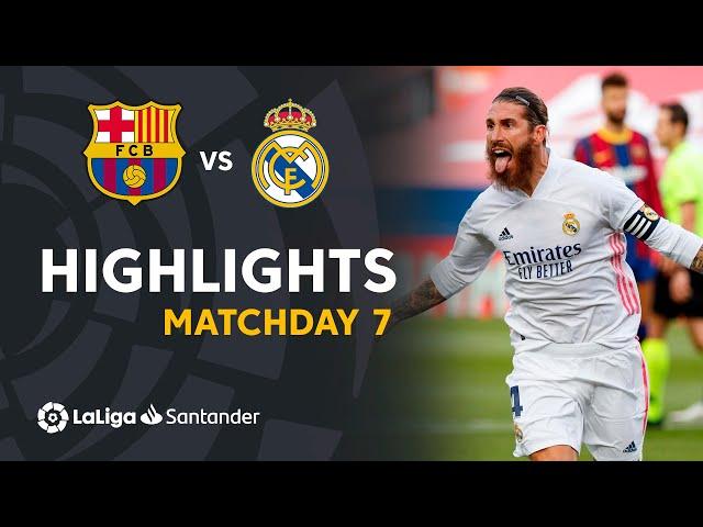 Highlights FC Barcelona vs Real Madrid (1-3)