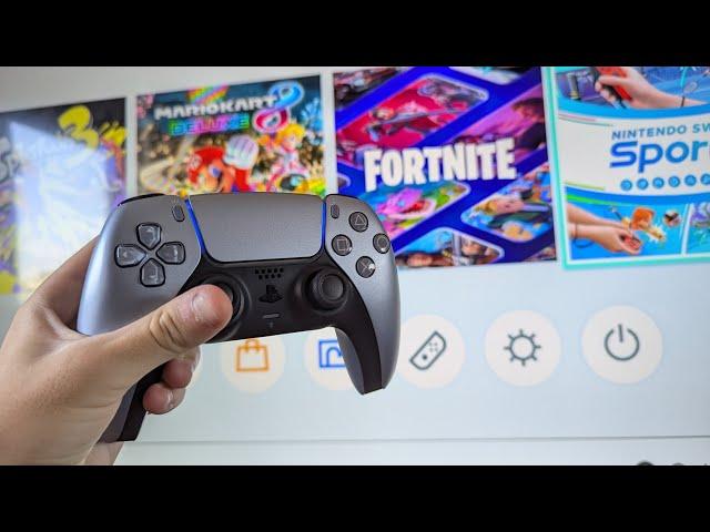 How to use a PS5 Dualsense Controller On Your Nintendo Switch (EASY METHOD)