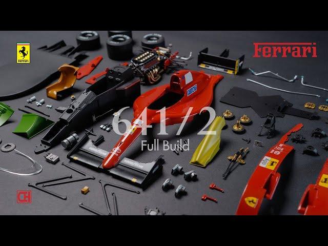 Building Fujimi Ferrari 641/2 1/20 Scale Model Assembly Kit