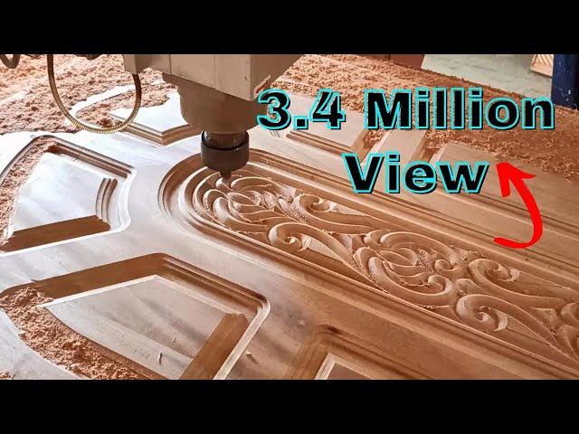 CNC Router Wooden Door Design | Modern Wood Furniture Design | Best Wood For Carving With CNC.