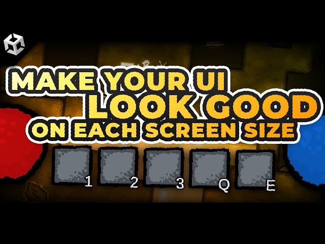 Unity Tutorial - What I have learnt about responsive UI