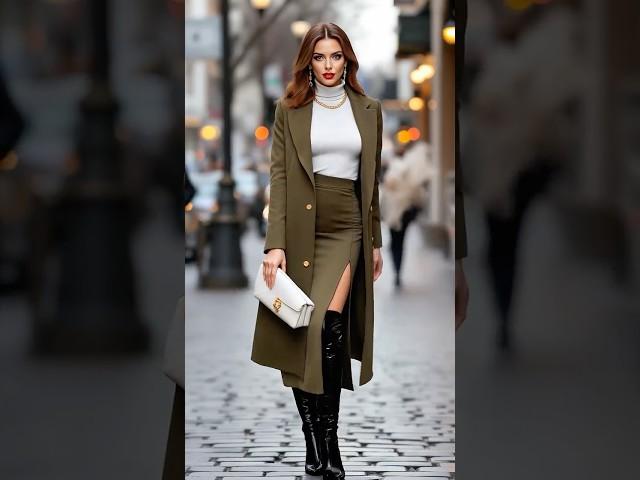 Beautiful Layers: The Best Turtleneck & Tailored Coat Combo 