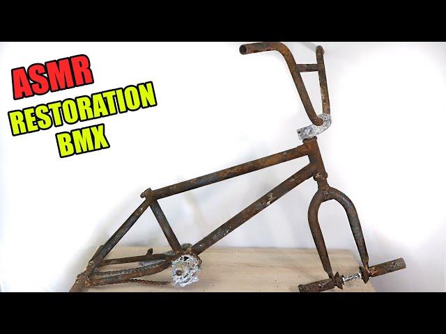 Реставрация СГОРЕВШЕГО БМХ - Restoration BMX Bike (ASMR)