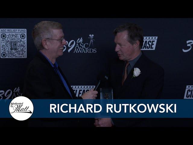 Moderated by Matt: Sugar with Cinematographer Richard Rutkowski at the 2025 ASC Awards
