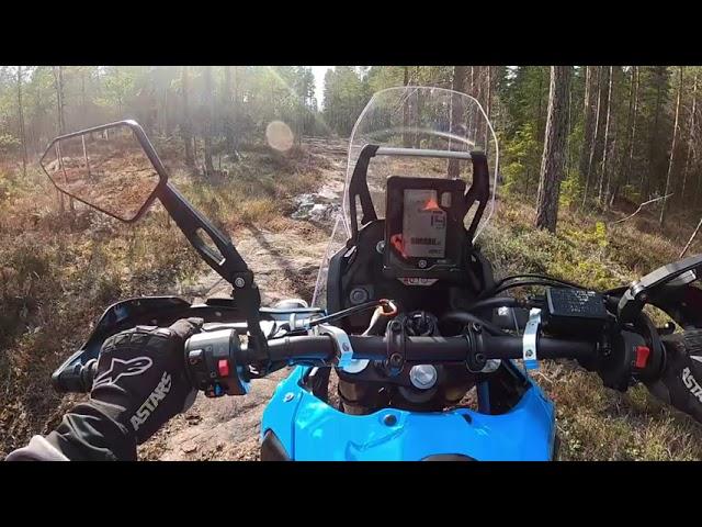 Feature film trail riding on the Yamaha Tenere 700 Rally 