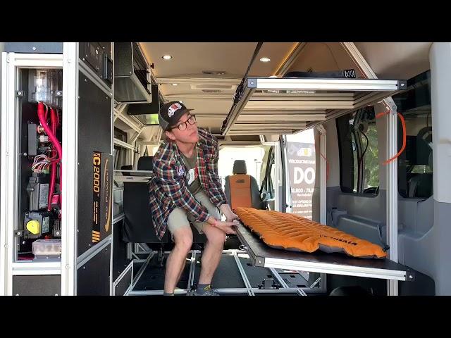 VanDOit “DO” Model Drop-Down Bed Platforms - Ford Transit Camper Van