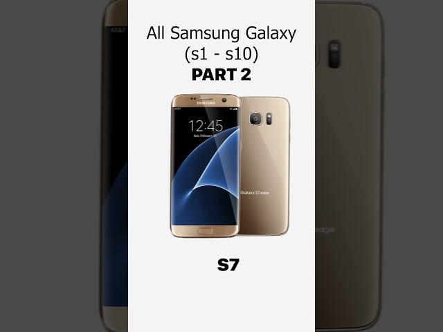 Samsung Galaxy S Evolution Part 2  #mobile #sound #phone #old #new #series