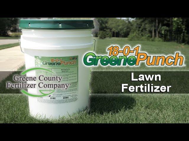 18-0-1 GreenePunch™ Lawn Fertilizer - Greene County Fertilizer Company