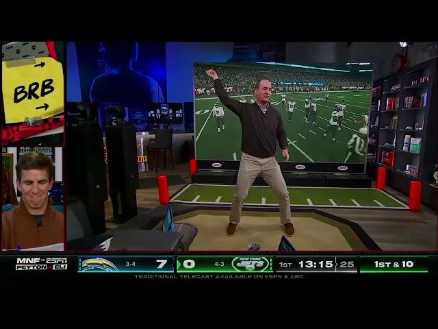 Peyton Manning's No Huddle Hand Signals are Wild | Monday Night Football with Peyton & Eli