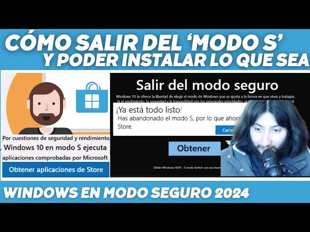 Cómo salir del modo S en Windows 10 - Windows no instala nada que no sea de la tienda de Microsoft