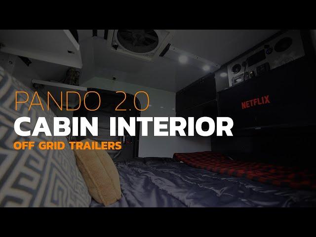 2020 Pando 2.0 Off Road Teardrop Camper - Cabin Interior Tour