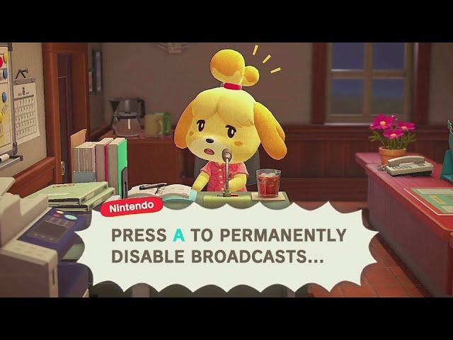 How to Get Isabelle to Stop Broadcasting in ACNH