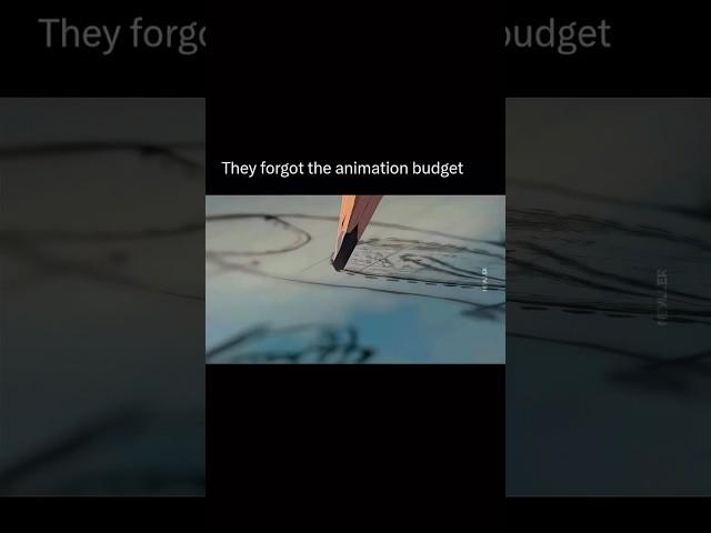 They forgot the anime budget  #anime #animefreak #animelife #animeamv