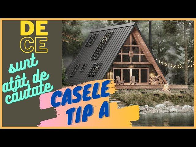 Casa TIP A - Case din lemn - Proiect arhitectura la mare cautare