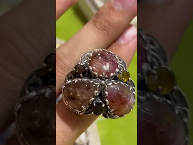 Тг- Мастерская Орловых. Цветочные кольца из серебра.