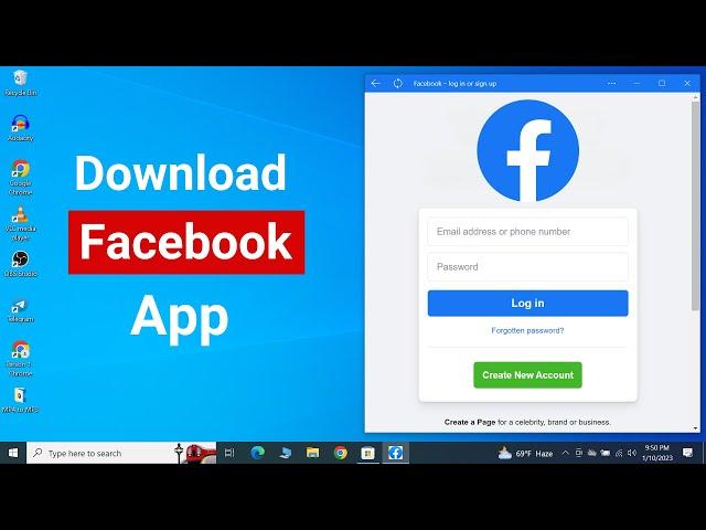 How to Download Facebook App on Laptop PC