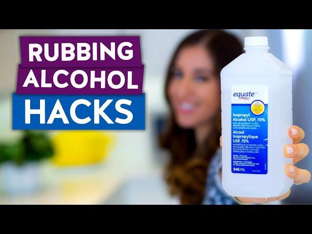 5 AMAZING HACKS Using Only Rubbing Alcohol!