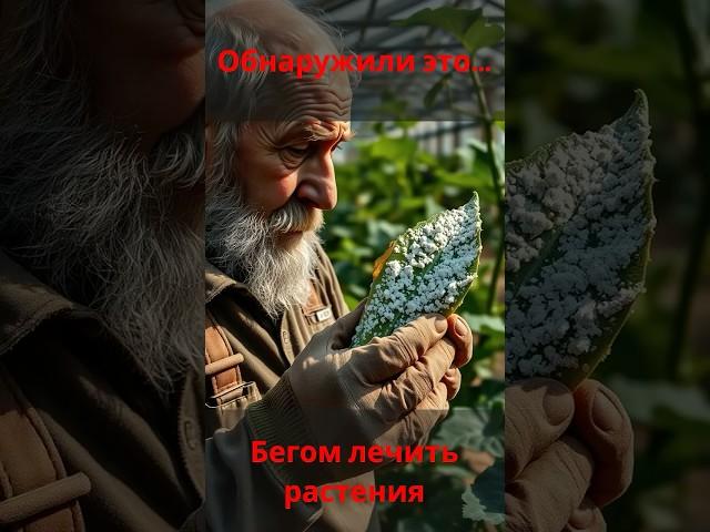 Белый налет на листья огурцов. Мы поможем !