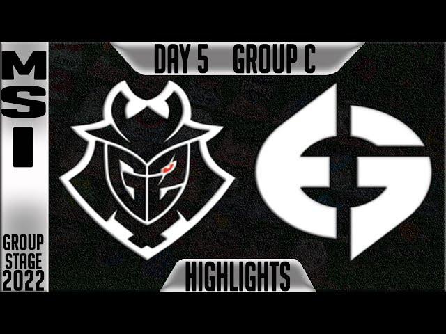 G2 vs EG Highlights | MSI 2022 Day 5 Group C | G2 Esports vs Evil Geniuses