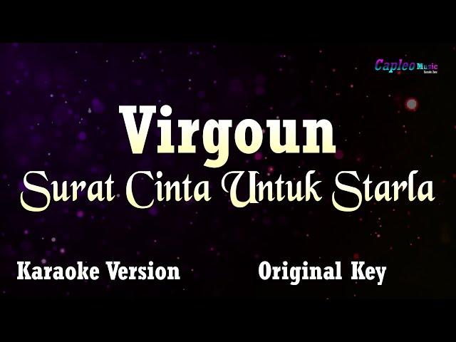 Virgoun - Surat Cinta Untuk Starla, "Original Key" (Karaoke Version)