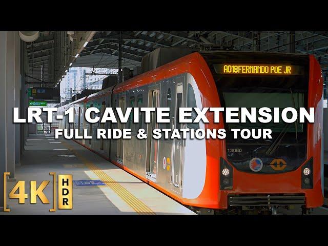 The LRT-1 Cavite Extension is FINALLY OPEN to the PUBLIC! | Full Train Ride and Five Stations Tour