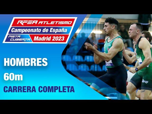 Final 60m hombres - Campeonato de España absoluto de atletismo PC - Madrid 2023 - Daniel Rodriguez