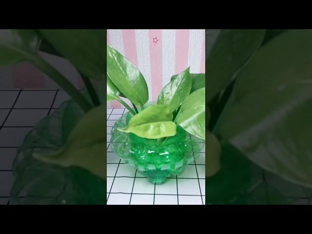 DIY Craft - Flower Vase By Plastic Water Bottle
