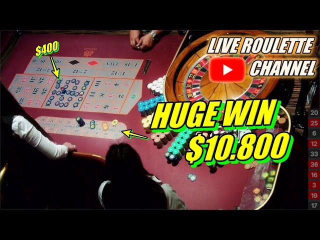  LIVE ROULETTE | Watch Biggest Win 10.800 In Las Vegas Casino  $100 Chips Inside  2024-12-10