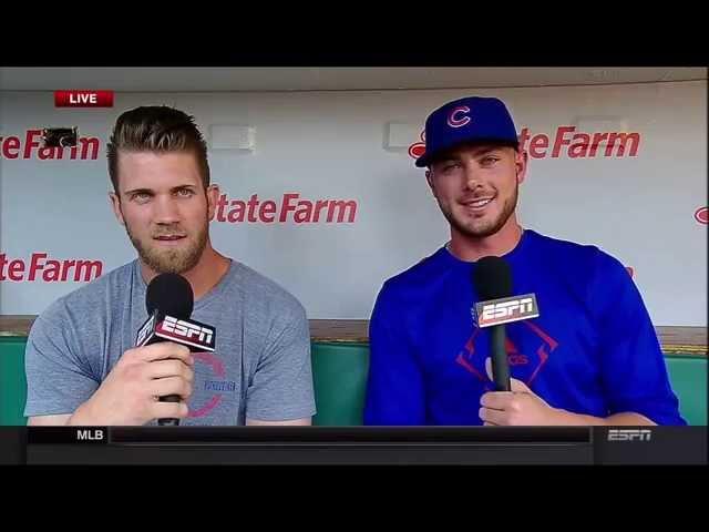 Bryce Harper & Kris Bryant Joint Interview (Full HD)