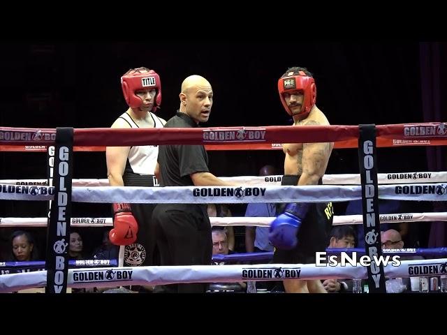 [DAMN] LA Firefighter KO County Jail Sheriff In 42 Sec EsNews Boxing