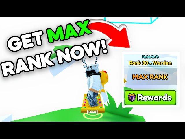 How To Get MAX RANK In Pet Simulator 99! (super easy.)