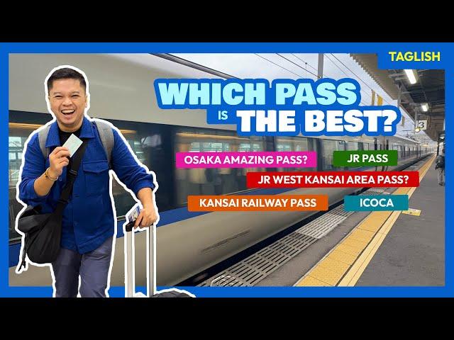 Comparing JAPAN KANSAI PASSES: JR West Kansai Area Pass, Osaka Amazing Pass, ICOCA, etc!