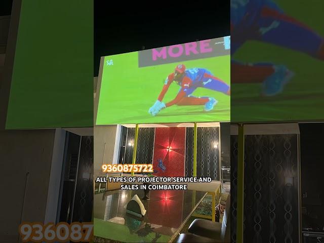 Cricket type projector sales in Coimbatore,cricket open Theater restaurant,bar type projector