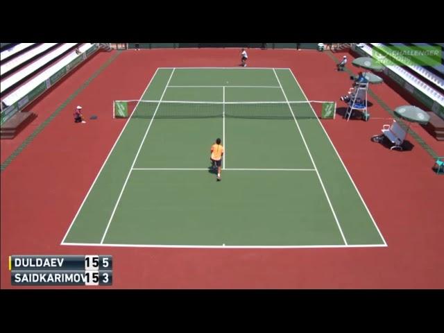 Daniiar Duldaev - Saida`Lo Saidkarimov. Highlights. ATP Fergana. 19.06.2017