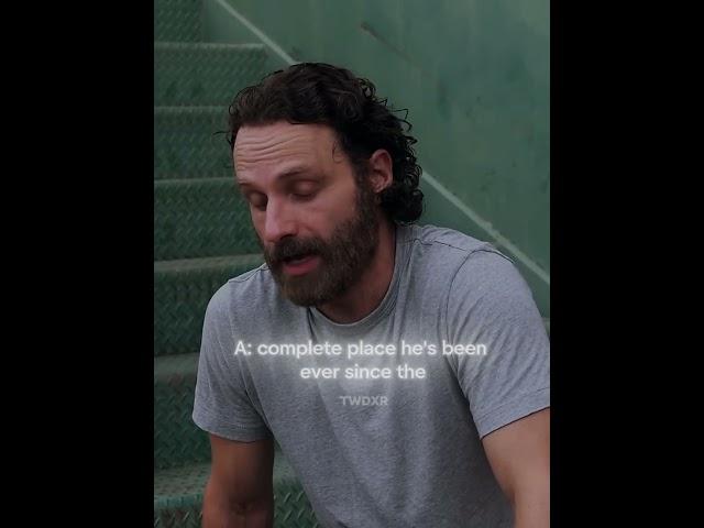 Andrew Lincoln talks about Rick Grimes Season 5 | The Walking dead