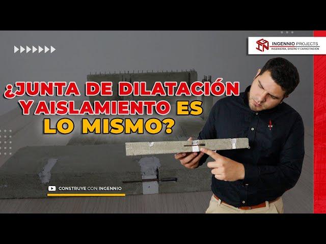 JUNTAS EN LA CONSTRUCCIÓN-CONTRACCIÓN-AISLAMIENTO Y DILATACIÓN