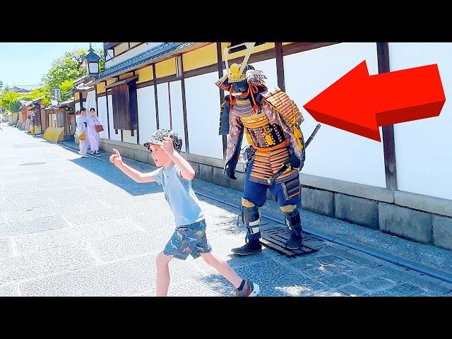 #61 SAMURAI Mannequin Prank in Kyoto Japan | Japanese shogun prank for traveler at Kiyomizu Temple