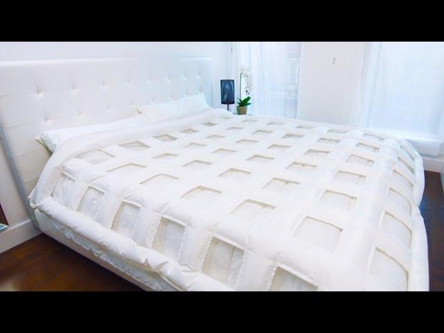 Too lazy to make your bed? Check out SMARTDUVET