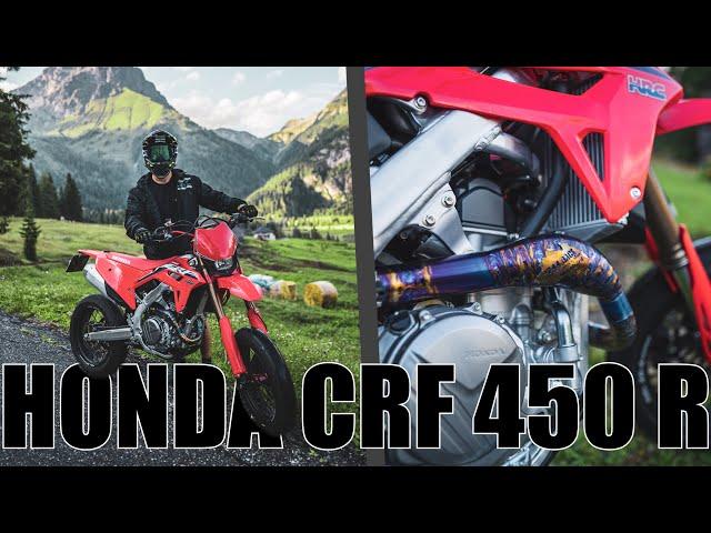 Motocross Bike als Supermoto - Honda CRF 450 R