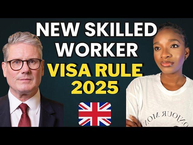 New UK Skilled Worker Visa Rules 2025 | Criminal Record Update!