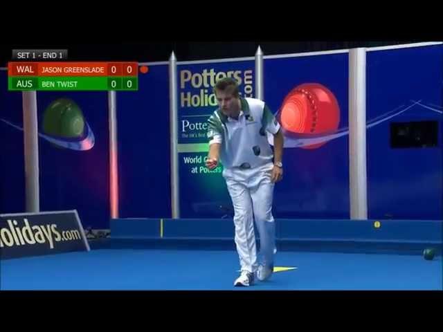 Lawn Bowls: World Indoor Singles Championship 2014 - Ben Twist VS Jason Greenslade
