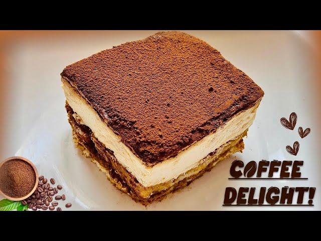 No-Bake Coffee Dessert Recipe | Simple & Easy Coffee Delight