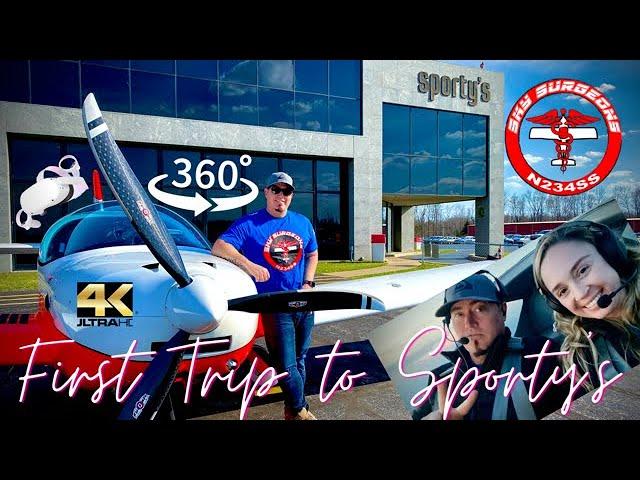 Our First Trip To Sporty's  (4K  360)