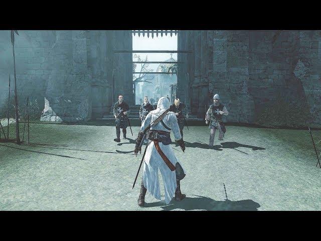 Assassin's Creed 1 Legendary Assassin Altair Combat, Stealth Kills & Free Roam